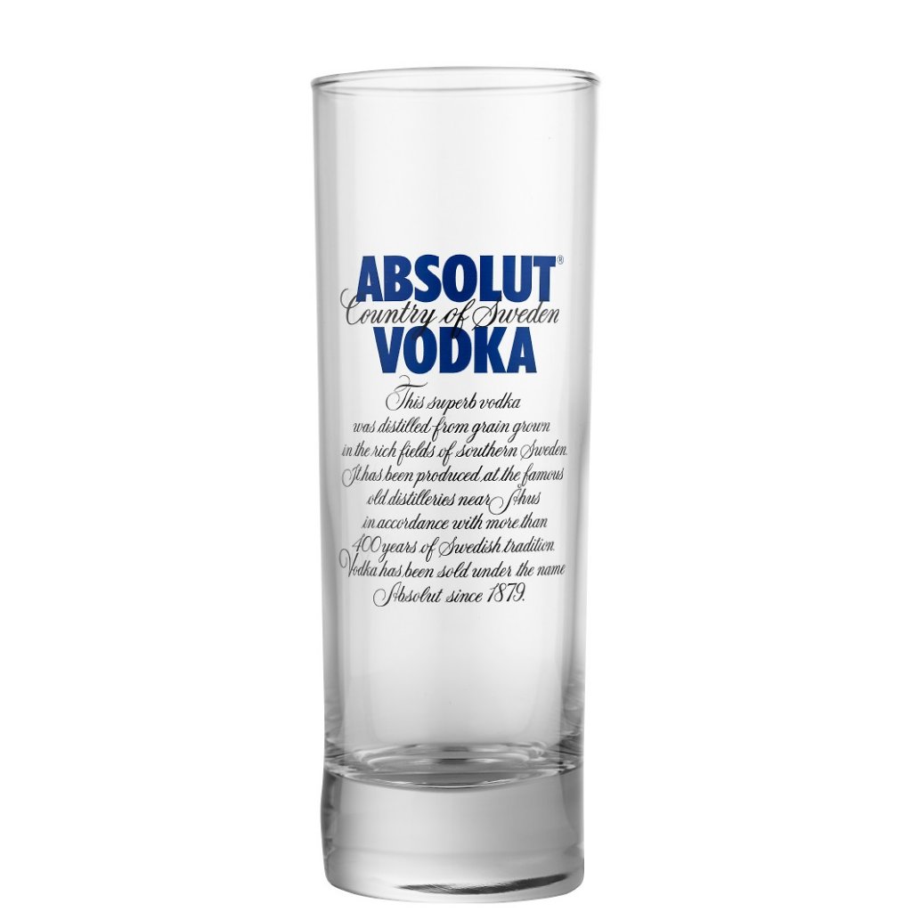Absolut vodka highballglas