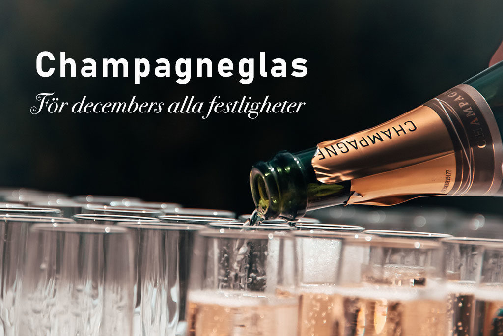 Champagneglas för alla festligheter
